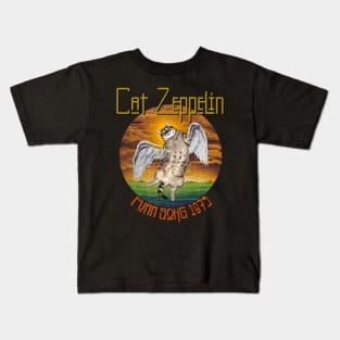 CAT ZEPPELIN Kids T-Shirt